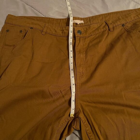 Woman Within Size 22w Petite Dark Brown Pants - Picture 7 of 9